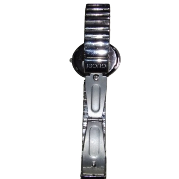 Women's Gucci Watch, Black Bezel, Stones Around Face, Stainless Steel, #1699 #10 - Picture 13 of 16